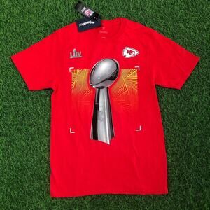 NWT Men's Red NFL KC Super Bowl LIIV Graphic Tee